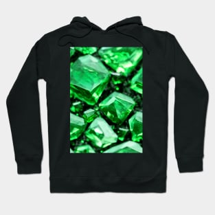 Jewel Pattern - Green Emerald, for a bit of luxury in your life! #1 Hoodie